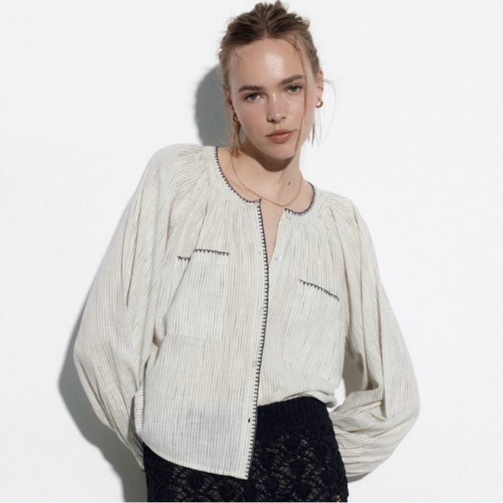 Zara Striped Blouse